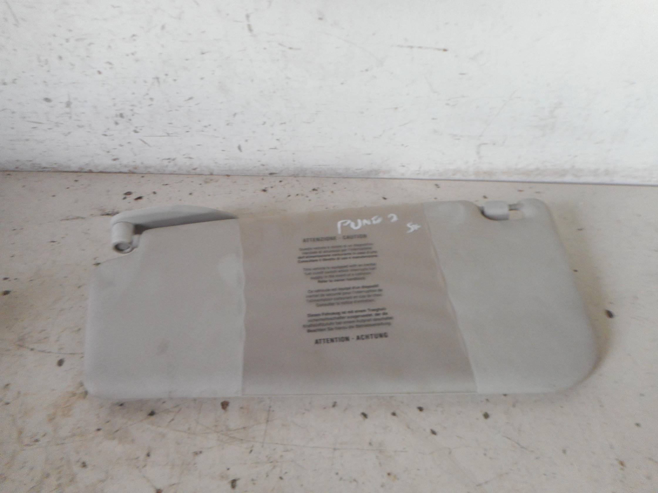 Aletta parasole parabrezza sx.